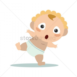 Download baby learning to walk cartoon clipart Infant Clip ...