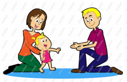 Clipart resolution 800*519 - baby learning to walk cartoon ...
