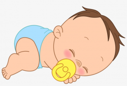 Infant Clipart Baby Tummy Time - Sleeping Baby Drawing ...