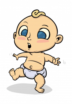 Infant Walking Cartoon Clip art - Cartoon baby surprise 1252*1798 ...