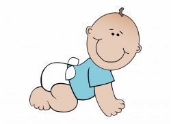 Crawling Baby Boy - Baby Crawling Clip Art, Transparent Png ...