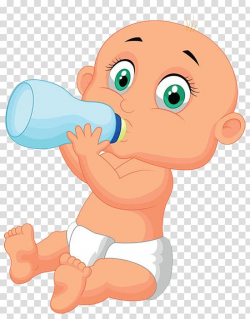 Cartoon Boy Infant , Cartoon package Diaper Baby in milk ...