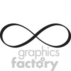 Clipart of infinity symbol vector design. | 392483 | Royalty-Free ...