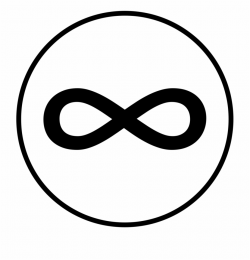 Infinity Symbol In Circle - Infinity In A Circle Free PNG ...