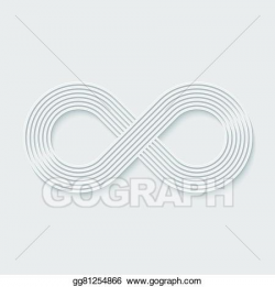 Vector Art - Infinity symbol. Clipart Drawing gg81254866 ...