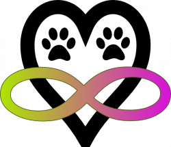 infinity tattoo with dog print | Free Download Yellow Paw Print Clip ...