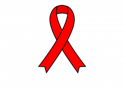 Public Domain Clip Art Image | Red Awareness Ribbon | ID ...
