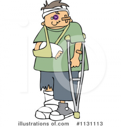 Injured Clipart #1131113 - Illustration by djart