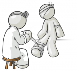 injuries of man with cast | Clipart Panda - Free Clipart Images