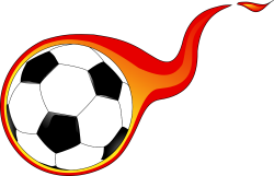 Flaming soccer ball clip art #free | Clip art | Pinterest | Clip art ...