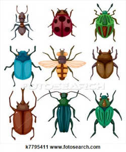 Bugging People Insects Clipart