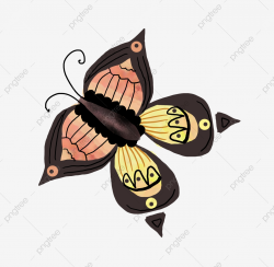 Insect Flying Animal Beautiful Butterfly Orange, Yellow ...