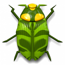 Ladybug Dark and Light Green transparent PNG - StickPNG