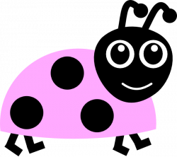 Light Pink Ladybug Clip Art at Clker.com - vector clip art online ...