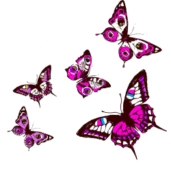 Butterfly Adobe Illustrator Clip art - Romantic purple butterfly ...
