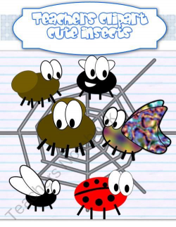Cute insects clipart product from Teacher-s-Clip-Art on ...