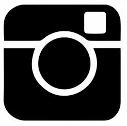 Black and white instagram Logos