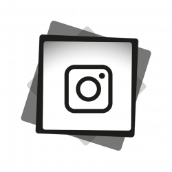 Instagram Black White Icon, Social, Media, Icon PNG and Vector for ...