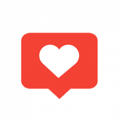 instagram love like red heart
