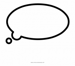 Thought Bubble Coloring Page - Circle - thought bubble png ...