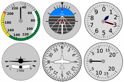 Aircraft Flight instruments Airplane Instrument flight rules ...