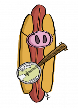 Dueling Banjo Pigs: Justin Siemens: Hot dog