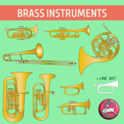 Brass Musical Instrument Clip Art