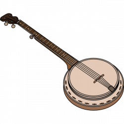Banjo Musical Instruments Clip art - musical instruments 600*600 ...