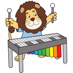Marimba Las maxf1anitas Birthday Vibraphone - Cartoon lion material ...