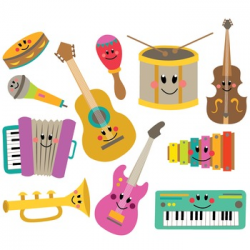 Clipart music instrument 1 » Clipart Station