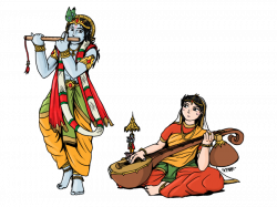 Hare Krishna and Meera Bai - Divine Melody by VachalenXEON on DeviantArt