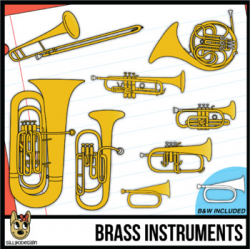 Brass Musical Instruments Clip Art
