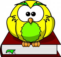 Yellow Intelligent Owl Clip Art at Clker.com - vector clip art ...
