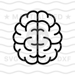Brain svg, mind svg, brainy svg, intelligent svg, smart svg, ingelligence,  svg, cut file, design, dxf, clipart, vector, icon, eps, pdf, png