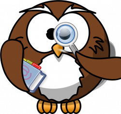 Clipart - ULTRA SMART OWL