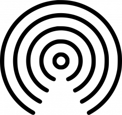 Connection Signal Wifi Radio Waves Antenna Wireless Svg Png Icon ...
