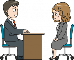 Clipart - Interview