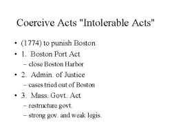 The Intolerable Acts - Lessons - Tes Teach