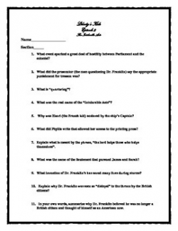 Intolerable Acts Worksheets & Teaching Resources | TpT