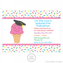 Preschool or Kindergarten Graduation DIY printable custom invitation ...