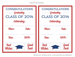 Templates : Cheap Graduation Invite Templates Word With Photo ...