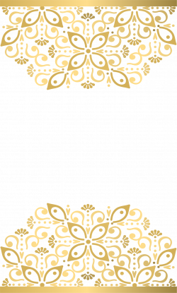 Paper Motif Pattern - Golden European Style Invitation Letter 1440 ...