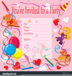 Birthday Invitation Card Clipart | Free Images at Clker.com ...
