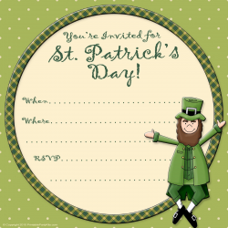 Free Printable Party Invitations: Free St. Patrick's Day ...