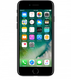 Iphone 7 Black transparent PNG - StickPNG