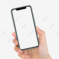 Iphone X In Hand Mockup, Mobile, Phone, Replenishing PNG ...