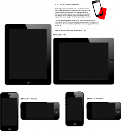 Clipart - iOS Devices - Interface Frames
