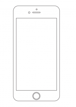 Iphone outline clipart 2 » Clipart Portal