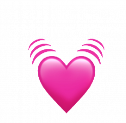 IOS emoji✨ emoji iphone ios heart hearts spin edit stic...