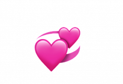 IOS emoji✨ emoji iphone ios heart hearts spin edit stic...